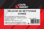 Taloche de nettoyage striée dim. 28 x 14 cm