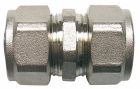 /3719-20 - Manchon égal à compression pour tube Multicouche Ø20 - Permet de raccorder un tube multicouche Ø20 par simple vissage à un écrou sans outil spécifique - (2 clés plates suffisent)