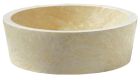 vasque en pierre cylindrique d.42 h.15 cm sable