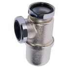 SIPHON LAVABO EN LAITON NICKELE NON REGLABLE D32 PRO