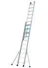 Échelle aluminium coulissante 2 plans 2x10 échelons - haut. 5,83m - Platinium 300 coulisse à corde 2 plans