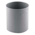 Manchon de descente Ø80 femelle/femelle gris - MANCHON FF 25 GRIS 40p