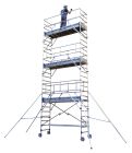 Échafaudage roulant en aluminium TOTEM 2 LINE 250 - hauteur de travail 7,9m - Totem Line 250