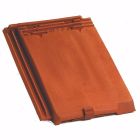Tuile de ventilation terre cuite Alpha 10 Rouge Nuance - long. 45,5 cm x larg. 31 cm