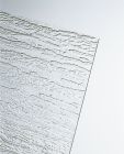 Plaque de verre synthétique épaisseur 2 mm - 1,00 m x 1,00 m -  Ecorce transparent