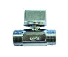 Mini-vanne 1/4 tour filetée MM15x21