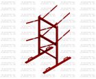RACK DOUBLE POUR BARRIERES TP