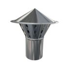 Chapeau de ventillation diam 100 avec grille NATZINC