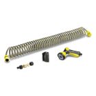 Set spirale d'arrosage Plus 10 m (pistolet, raccords et support mural)
