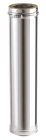 Tuyau inox isolé pour foyers ouvers, fermés, inserts, poêles  diam. 185/125 mm - long. 1,25m