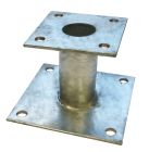 PIED DE POTEAU FIXE HT 48 X 150      Bte de 10