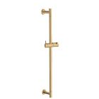 BARRE DE DOUCHE SEULE 60 CM OR BROSSE
