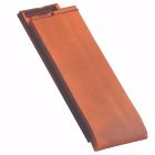 Demi tuile terre cuite HP10 Rouge - long. 46,7 cm x larg. 17,3 cm