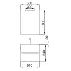 Meuble NOJA 600 GRIS MAT