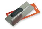 PLATOIR M. PLASTIQUE LAME ACIER BISEAUTE - 30,5X12CM - EP.0,5