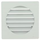 GRILLE EXTERIEURE POUR TUBE  DIAMETRE 140 BLANC   - GET14B