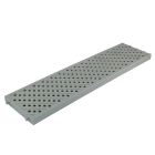 Grille de caniveau pour piscine gris 130 x 500mm - GRILLE PISCINE 130 X 500 GRIS