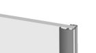 Porte de placard pivotante avec profil - PLATINE Intégra larg. de 300 à Maxi 800 pour décors et vitres et miroirs x haut. jusqu'à 2790 mm x ep. 16 mm