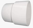 Manchon pour évacuation WC plastique blanc long 113mm, raccordement M93mm F100mm