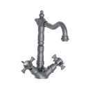 lavabo chambord bec potence mobile metal brosse +vidage