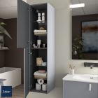 Meuble de salle de bain UNIIQ 600 2 tiroirs à fermeture amortie HUMO 598 x 540 x 450 mm