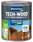 Lasure TECH-WOOD® blanc - boîte de 1L - LASURE TECHWOOD® 1L BLANC
