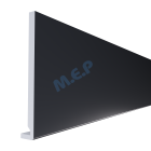 Jumbo '16' Planche de rive en PVC cellulaire hauteur 250 mm x 5 mlép 16 mm * - Jumbo '16' Planche de rive en PVC cellulaire hauteur 250 mm x 5 mlép 16 mm * couleur ANTHRACITE