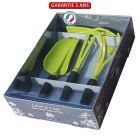COFFRET 3 OUTILS GAMME NATUR'ELLE VERT KIWI