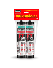 RUBSON Mastic FT 101 Joint Fissure Colle Transpaent Cartouche, 2x 280ml