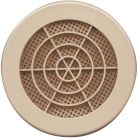 GRILLE FIXE RONDE A CLIPSER DIA 80 A/M SABLE