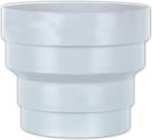 REDUCTION DROITE PVC DIA 150MM AU DIA 80MM