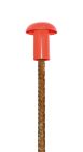 EMBOUT DE SECURITE ROUGE FLUO (SAC DE 25)