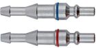 RACCORD RAPIDES MALE POUR TUYAU OXYGENE/ACETYLENE x2