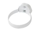 COLLIER BRIDE POUR PROFILE GOUTTIERE TYPE 29 INSERT PAS DE VIS 7/150 D 100 BLANC - COTGT1B
