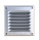 GRILLE PERSIENNE ALU GRIS ANTI INSECTE  DIMENSION 10X10     - LM1010G