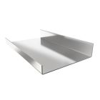 Couloir zinc naturel développé 280mm longueur 200cm