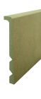Surplinthe brut MDF hydro Vert - Long. 2440 mm x larg. 133 mm x ep. 22 mm