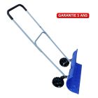 Poussoir à roues Lame polypro 660 x 320 mm Guidon articulé réglable