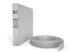 Grille anti-oiseaux alu laqué - rlx de 60,0m x 50mm - rouge/noir