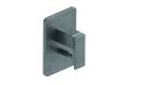 facade laiton mitigeur douche quadri s 2 sorties metal brosse