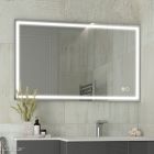 Miroir CHICAGO II 800 horizontale/verticale lumière led(30 W) IP44 800 x 600 mm