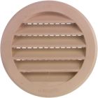 GRILLE RONDE A ENCASTRER DIA 120 A/M SABLE