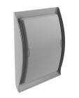GRILLE DESIGN-TUBE D100 CONFORME A LA REGLEMENTATION GAZ ANTHRACITE  - GDT100A
