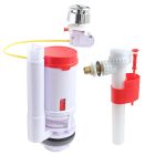 Mécanisme complet WC - Economique et adaptable, installation facile et rapide - Mécanisme universel à câble pour vidage double chasse + Robinet flotteur d'alimentation latérale - Raccord laiton M12/17 (3/8') - Garantie 10 ans