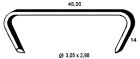 Agrafes HR-45 Galfan