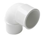 COUDE SIMPLE MALE/FEMELLE 87ˈ30 DIAMETRE 32 BLANC ˗ CF8B