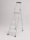 Marchepied aluminium simple COMPACT 6 marches - haut. 3,21m - Compact