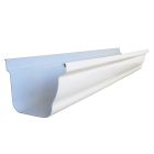 Profil de gouttière carrée C140 blanc longueur 4m - PROFIL GOUTTIERE C140 BLANC 4M