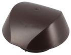 CHAPEAU VENTILATION  SIMPLE AVEC MOUTIQUAIRE DIAMETRE 100 MARRON  - VVM10M