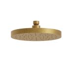 POMME DE DOUCHE LAITON RONDE D. 19 CM OR  BROSSE PVD